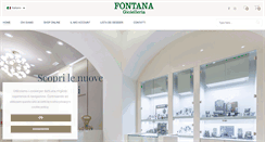 Desktop Screenshot of gioielleriafontana.com