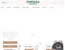 Tablet Screenshot of gioielleriafontana.com